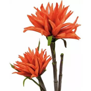 EUROPALMS Dahlia (EVA), mākslīgais augs, oranžs, 100cm (82532006)