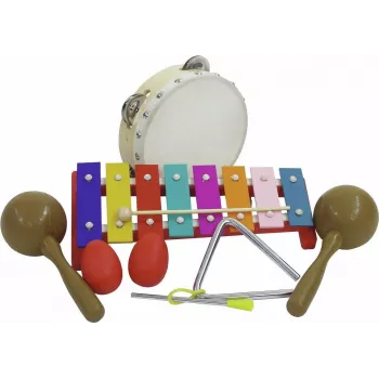 Dimavery Percussion-Set III perkusijas komplekts, daudzkrāsains 26056620