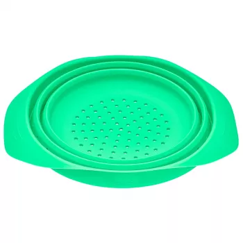 LURCH Salokāmais silikona siets 24 cm zaļš 210285