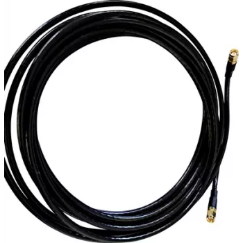 Wittenberg Antennen 10 m antenas kabelis SMA male uz SMA male 50 Ohm zema zuduma koaksiālais melns 103484