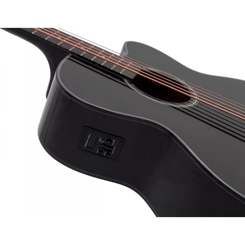 DIMAVERY AB-455 5 stīgu akustiskā basa ģitāra, melna 26224015