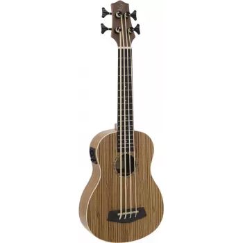 DIMAVERY UK-700 basu ukulele, zebrawood 26255850