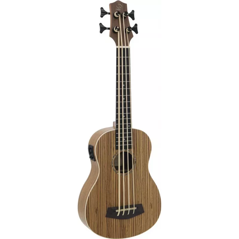 DIMAVERY UK-700 basu ukulele, zebrawood 26255850