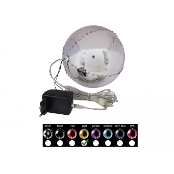 EUROPALMS LED Snowball 15cm, zelta 83501245