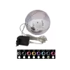 EUROPALMS LED sniega bumba 15cm, tumši zila 83501247
