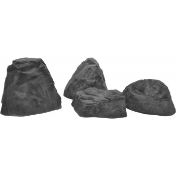 EUROPALMS Dekoratīvais akmens Celtic stiklašķiedras mākslīgais akmens 50x40x30cm pelēks/brūns 83313230