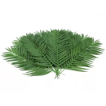 EUROPALMS Coconut Palm Frond, mākslīgā palmas lapa, 110cm, 12 gab. iepakojums 82509897