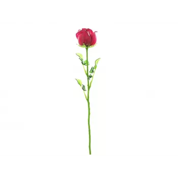 EUROPALMS Crystal Rose mākslīgais zieds, bordo, 81cm 82600209