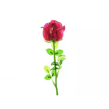 EUROPALMS Crystal Rose mākslīgais zieds, bordo, 81cm 82600209