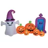EUROPALMS Halloween piepūšamais spoks ar ķirbjiem, 244 cm (83316154)