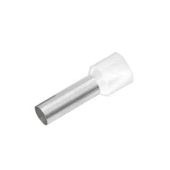 Cimco 187002 daļēji izolēta vadu uzmava, 0,5 mm², balta, 100 gab.