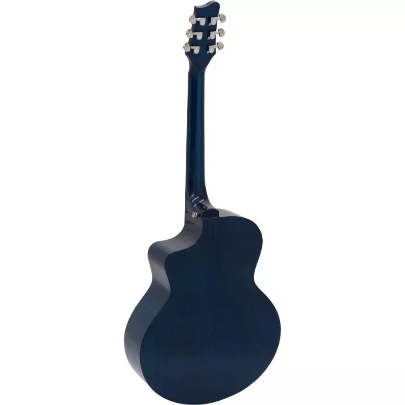 DIMAVERY STW-90 Rietumu ģitāra, Crystal Blue 26245083