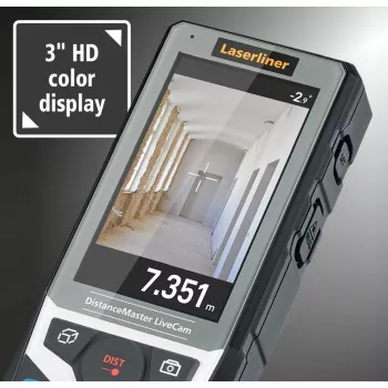 Laserliner DistanceMaster LiveCam lāzera attāluma mērītājs 150 m 080.985A