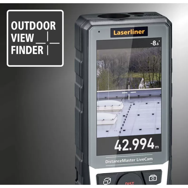 Laserliner DistanceMaster LiveCam lāzera attāluma mērītājs 150 m 080.985A