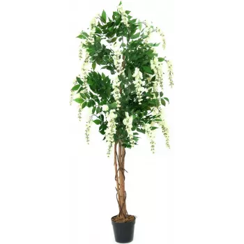 EUROPALMS Golden Rain Tree mākslīgais augs, balts, 150cm (82507105)