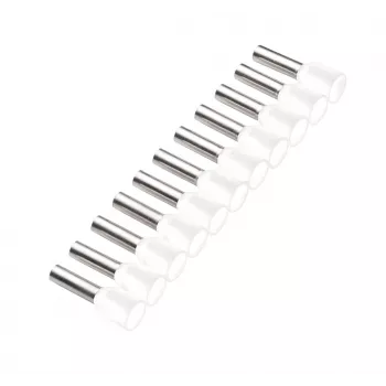 Cimco 187505 daļēji izolēta vadu uzmava 0,5 mm² balta, 500 gab.