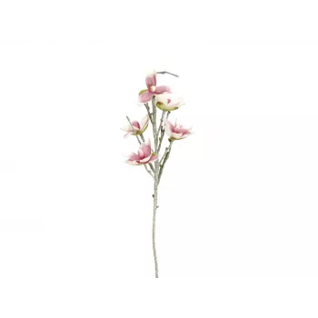 EUROPALMS mākslīgais magnolijas zars (EVA), balts-rozā 82530587