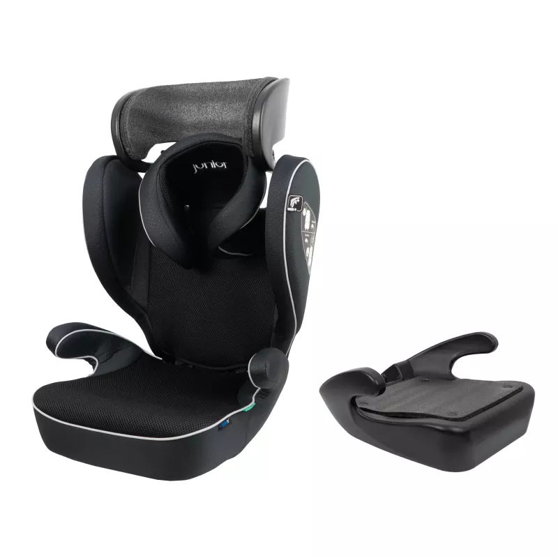 Petex Supreme Plus 1151 ISOFIX bērnu auto sēdeklītis melns HDPE ECE R129 i-Size 76-150 cm