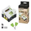 Laserliner LaserCube zaļais krustlīniju lāzers ar pašizlīdzināšanos, 10 m, 515 nm, magnētisks stiprinājums 081.109E