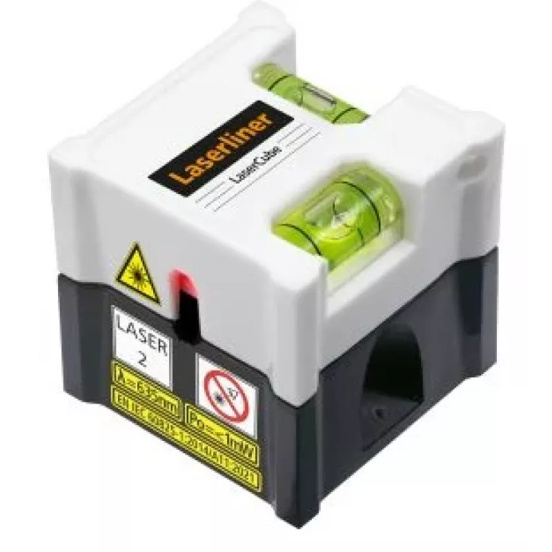 Laserliner LaserCube krustenisko līniju lāzera līmenis, sarkans stars, pašizlīdzinošs, 5 m darba diapazons 081.108E