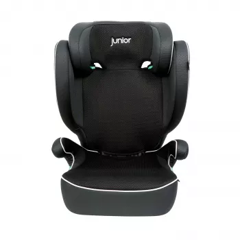 Petex Basic 1500 bērnu sēdeklīša paaugstinājums, melns, HDPE, ECE R129 i-Size, 100-150 cm, uz priekšu vērsts