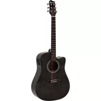 Dimavery STW-90 Dreadnought akustiskā ģitāra, Vintage Black 26245082