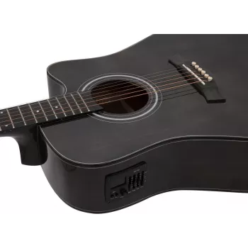 Dimavery STW-90 Dreadnought akustiskā ģitāra, Vintage Black 26245082
