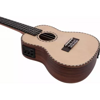 DIMAVERY UK-800 koncertukulele ar masīvu egles virsmu 26255857
