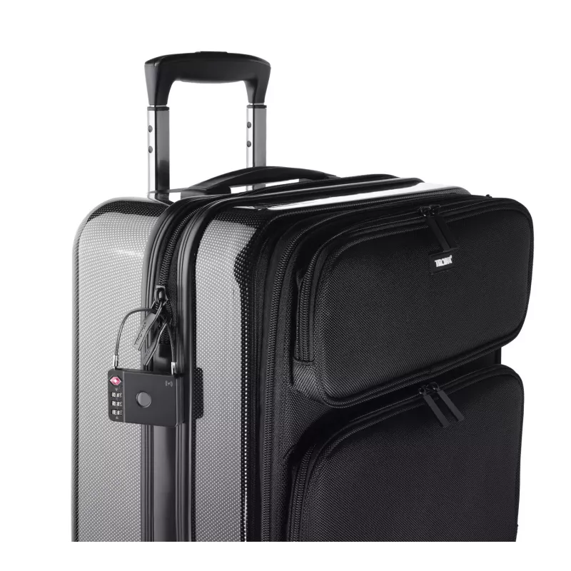 TROIKA TSA kombināciju bagāžas atslēga TRACK & FIND LOCK (LOK26/BK) - melna