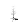 EUROPALMS dizaina koks ar silti baltām LED 40cm, barojas no baterijām (83330330)