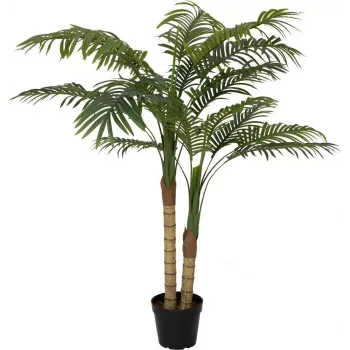EUROPALMS Areca palma, 2 stumbru, mākslīgais augs, 120 cm (82509410)
