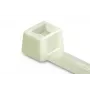 HellermannTyton T80R-HS-NA-C1 karstumizturīga caurspīdīga kabeļu saite, 210 x 4,7 mm, 100 gab.