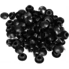ACCESSORY Silikona blīvējošais vāciņš 8,5 mm melns, 100 gab. 60112480