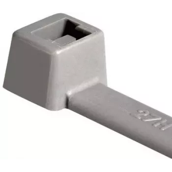 HellermannTyton 116-01818 pelēks poliamīda kabeļu savilcējs, 100 mm x 2,5 mm, 22 mm saišķis, 100 gab.