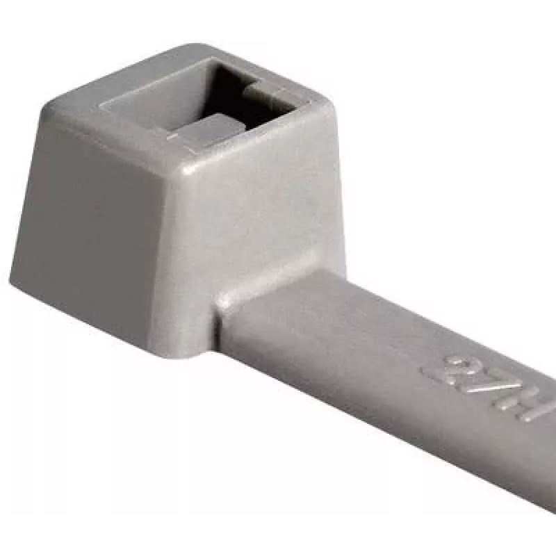 HellermannTyton 116-01818 pelēks poliamīda kabeļu savilcējs, 100 mm x 2,5 mm, 22 mm saišķis, 100 gab.