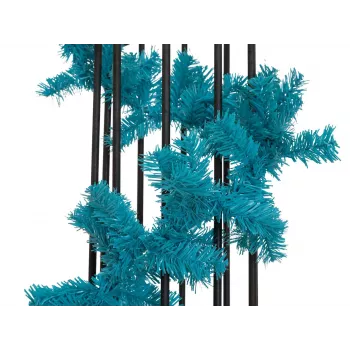 EUROPALMS mākslīgā egļu zaru virtene tirkīza 270cm 83500413