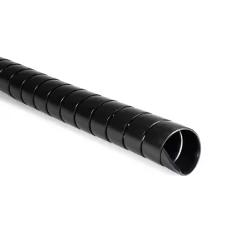 HellermannTyton SPF-35-PP-BK spirālveida aptinuma lenta, polipropilēns, melna, 30-200 mm kūlim, 25 m 162-20350