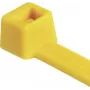 HellermannTyton T30R dzeltenais kabeļu savilcējs 150 x 3,6 mm, PA66, 100 gab. (116-01814)