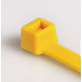 HellermannTyton T30R dzeltenais kabeļu savilcējs 150 x 3,6 mm, PA66, 100 gab. (116-01814)