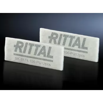 Rittal SK 3174100 filtra paklājiņš, G3, 12 gab. iepakojums, priekš SK 3138/3139