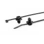 HellermannTyton T30LFT6LG melna poliamīda kabeļu saite 150mm x 3.6mm, 500 gab.