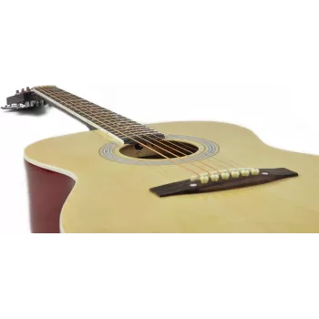 DIMAVERY AW-303 akustiskā ģitāra, dabīgā koka krāsā 26242009