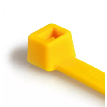 HellermannTyton T80L kabeļu saite 390mm x 4.6mm dzeltena 100 gab. 116-05414