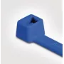 HellermannTyton T80L standarta kabeļu saite, 390 x 4,6 mm, PA66, zila, 100 gab. 116-05416