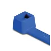 HellermannTyton T80L standarta kabeļu saite, 390 x 4,6 mm, PA66, zila, 100 gab. 116-05416