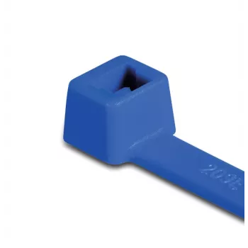 HellermannTyton T80R Standarta kabeļu saite, 210 x 4,6 mm, zila, 100 gab. (116-08016)