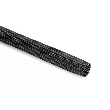 HellermannTyton HEGP25-PET-BK pīta uzmava, poliesteris, melna, 18-34 mm, 50 m 170-12500