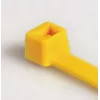 HellermannTyton T80R-N66-YE-C1 standarta kabeļu saites, 210 x 4,6 mm, dzeltenas, 100 gab.