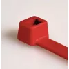 HellermannTyton T80R-N66-RD-C1 standarta kabeļu saite, 210 mm x 4,6 mm, sarkana, 100 gab.