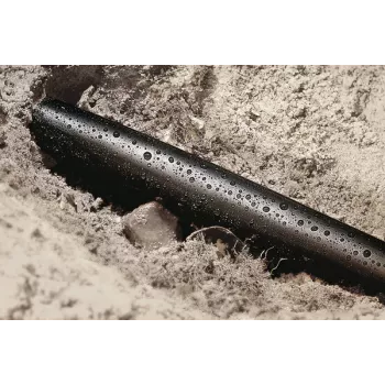 HellermannTyton HU47 termonosēdināma caurule 3,5:1 no 130 mm līdz 36 mm melna 1 m